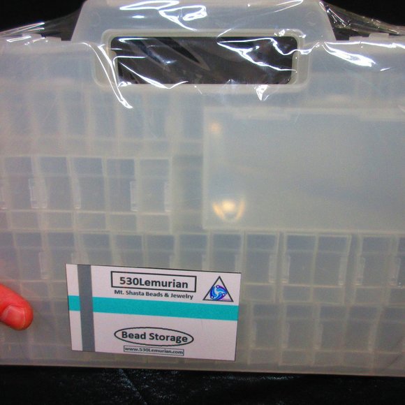 Plastic Compartment Bead Storage Jewelry Organizer - Picture 1 of 7